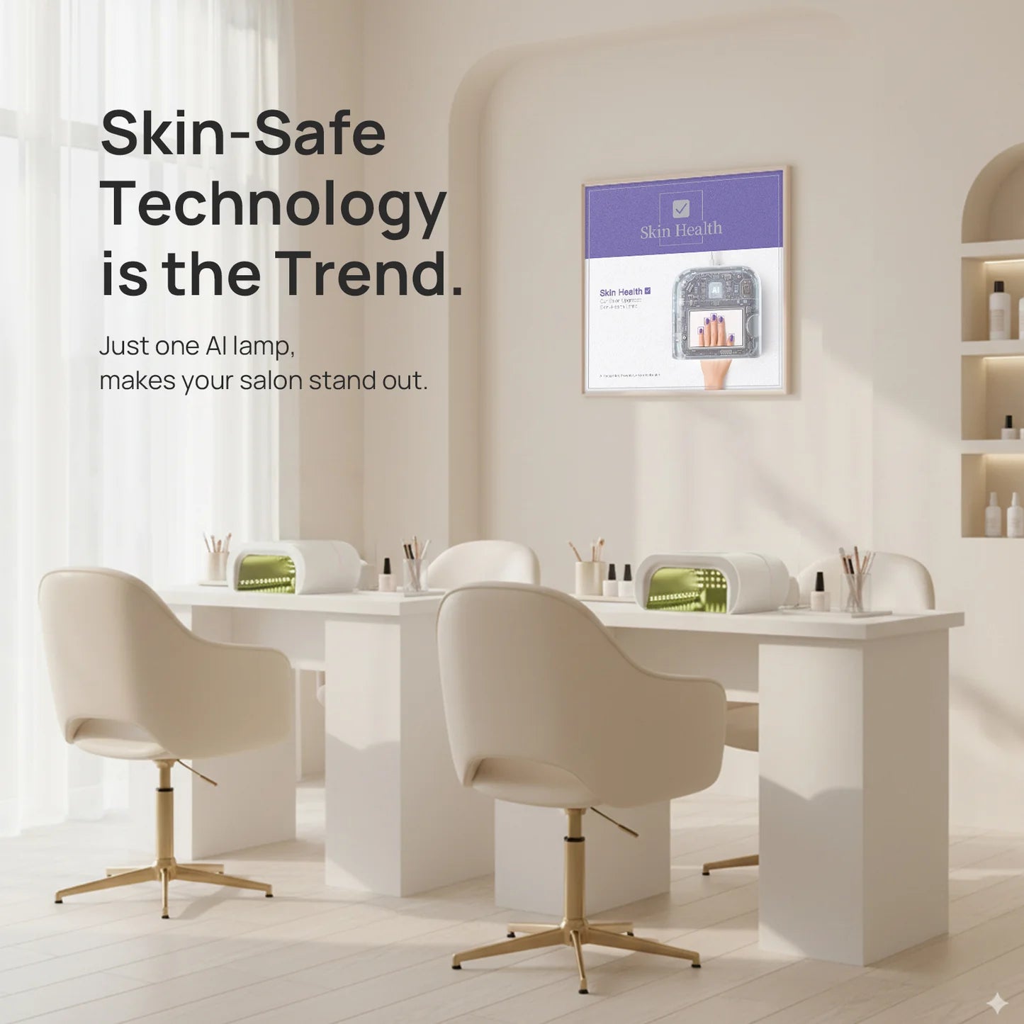 ONAIL AI LED manikīra lampa