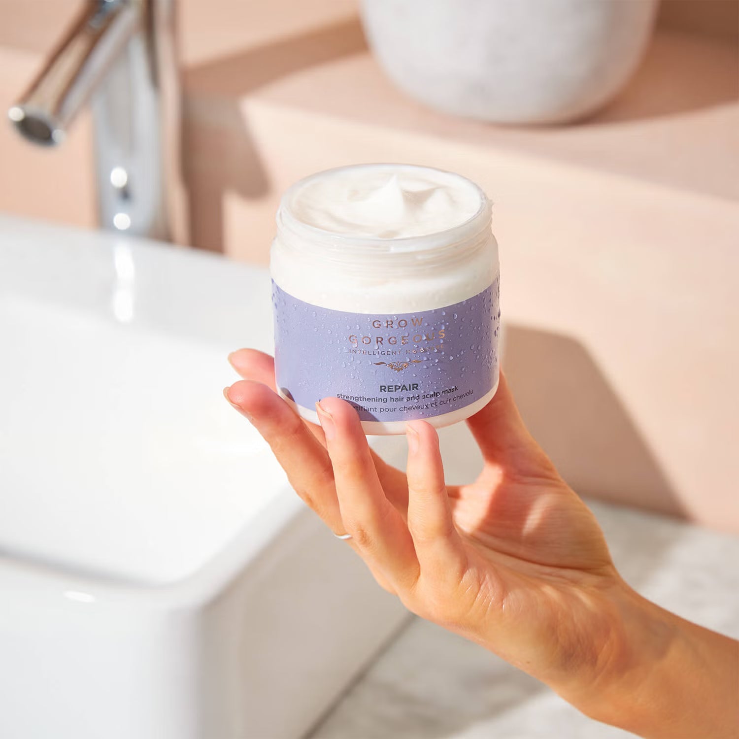 GROW GORGEOUS Repair Strengthening Hair & Scalp Mask - Atjaunojoša matu un galvas ādas maska, 200 ml