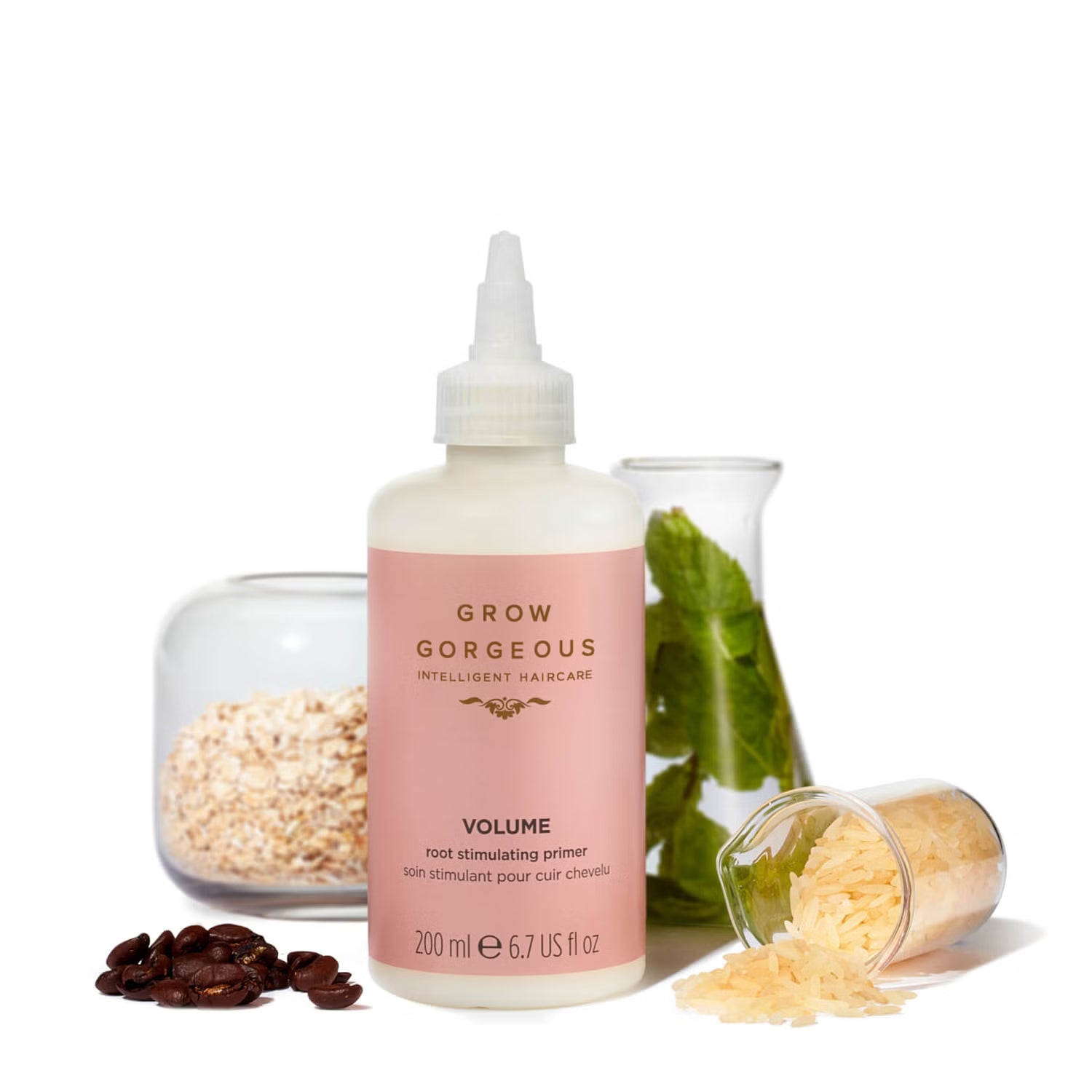 GROW GORGEOUS Volume Root Stimulating Primer - Стимулирующий праймер для прикорневого объёма, 200 мл