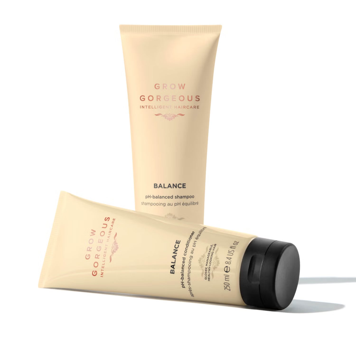 GROW GORGEOUS Balance pH-Balanced Shampoo - pH līdzsvarojošs šampūns, 250ml