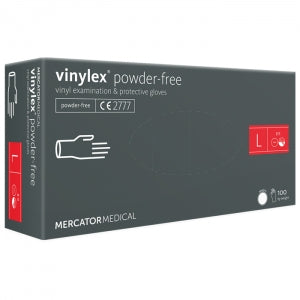 Vinylex PF Vienreizlietojamie vinila cimdi, bez pūdera L, 100 gab.