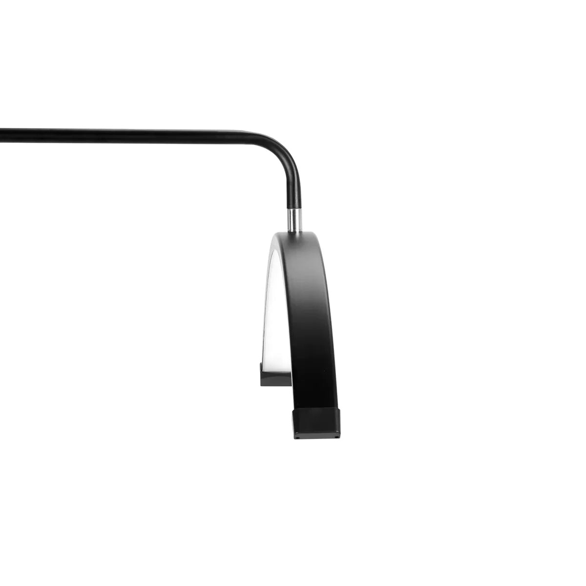 Бестеневая LED лампа для ресниц и макияжа Черная с основанием