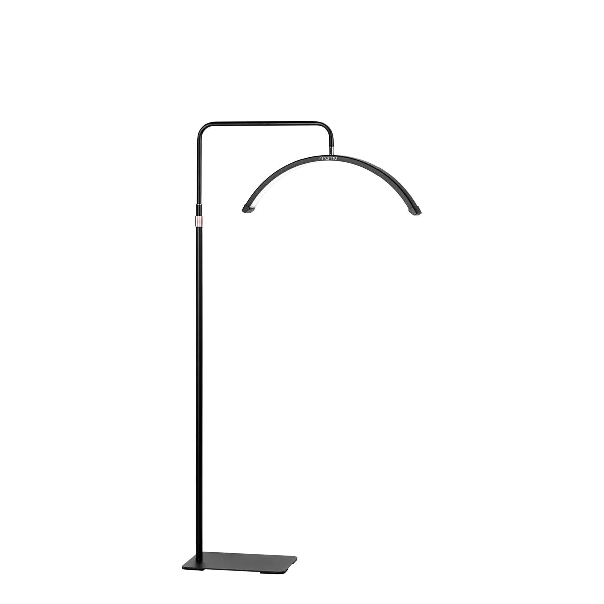 Бестеневая LED лампа для ресниц и макияжа Черная с основанием