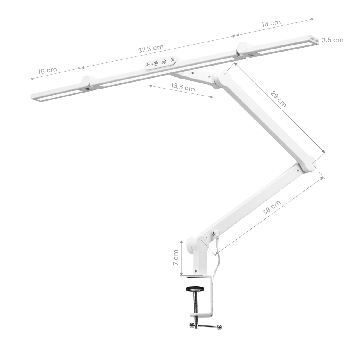 LED table lamp Glow L03, white