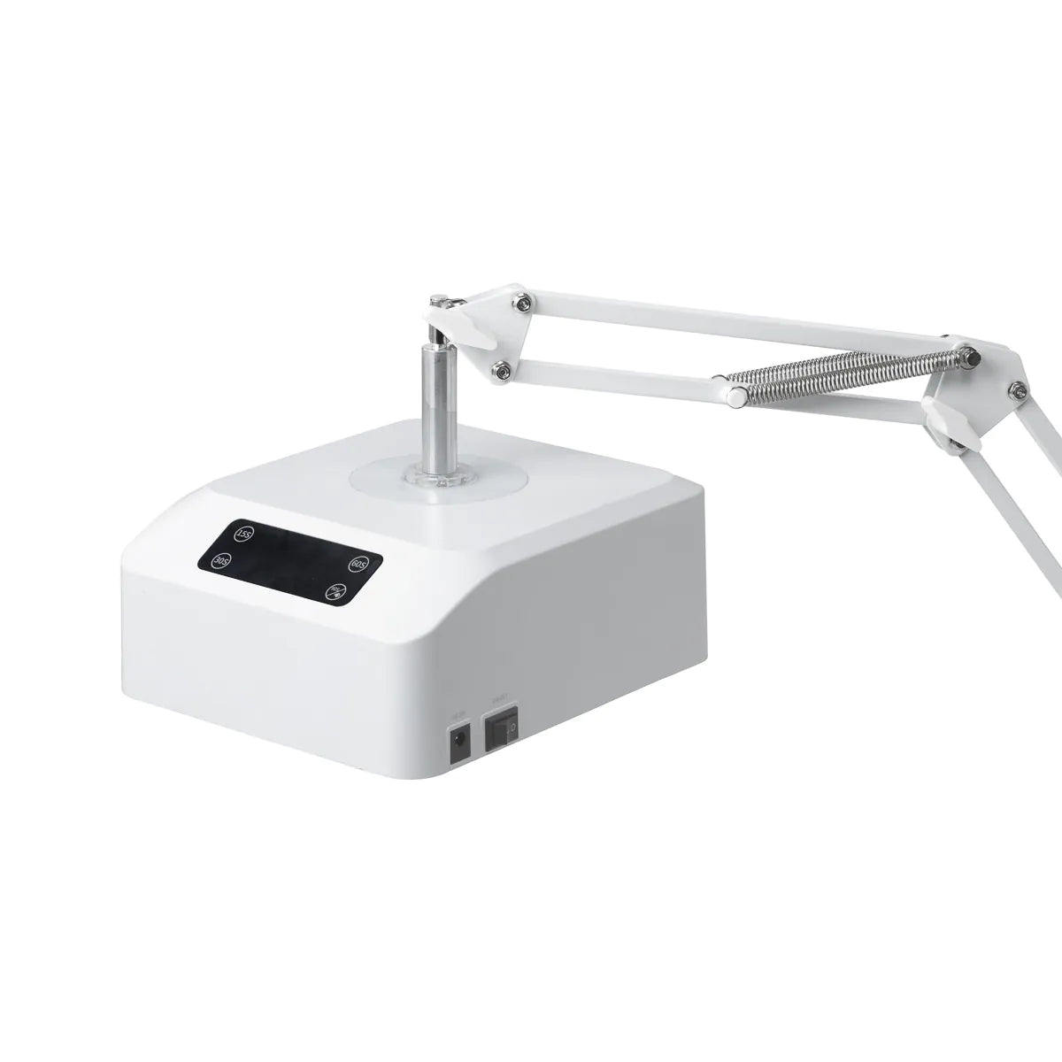 Pediküre-Lampe GLOW 112 UV/LED mit Stativ und Metallsockel, weiß