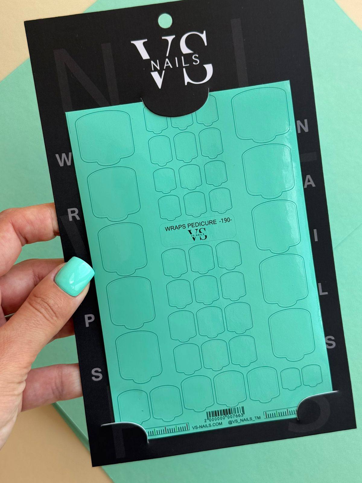 VS NAILS Pedicure Wraps Nr.190