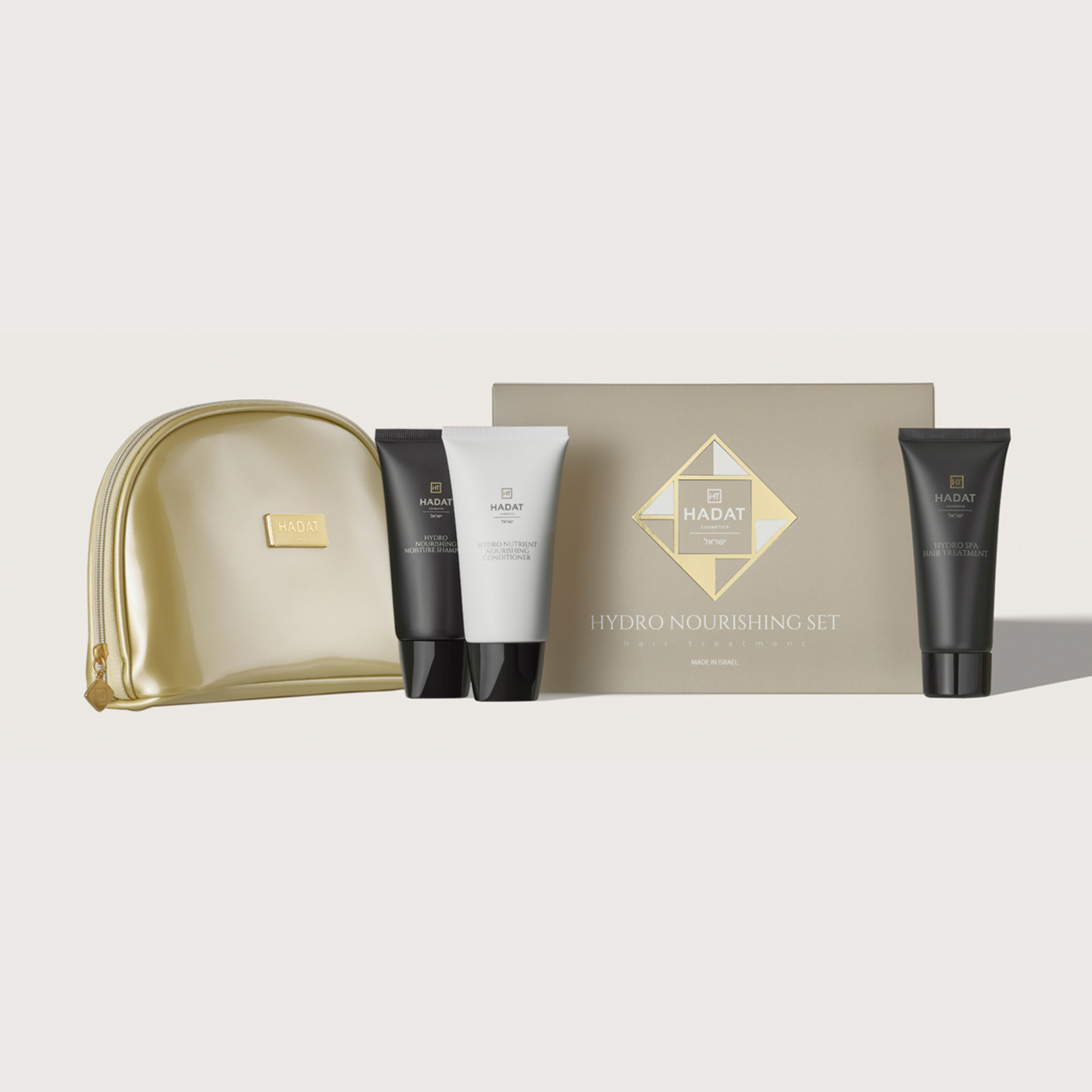 HADAT HYDRO NOURISHING MOISTURE SET - Barojošs komplekts matiem, 3x70ml