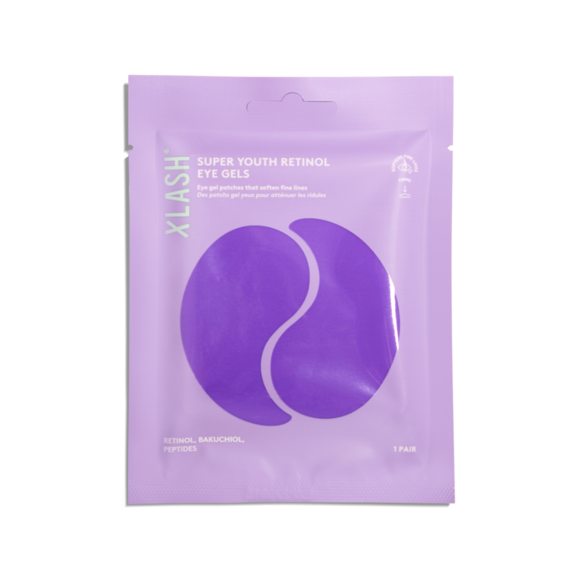 XLASH Super Youth Retinol Eye Gels - гидрогелевые патчи для глаз, 1 пара