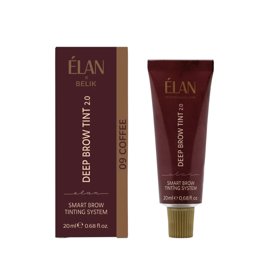 Elan Стойкая краска для бровей «DEEP BROW TINT», 2.0 08 CHOCO Натуральный коричневый 20 мл