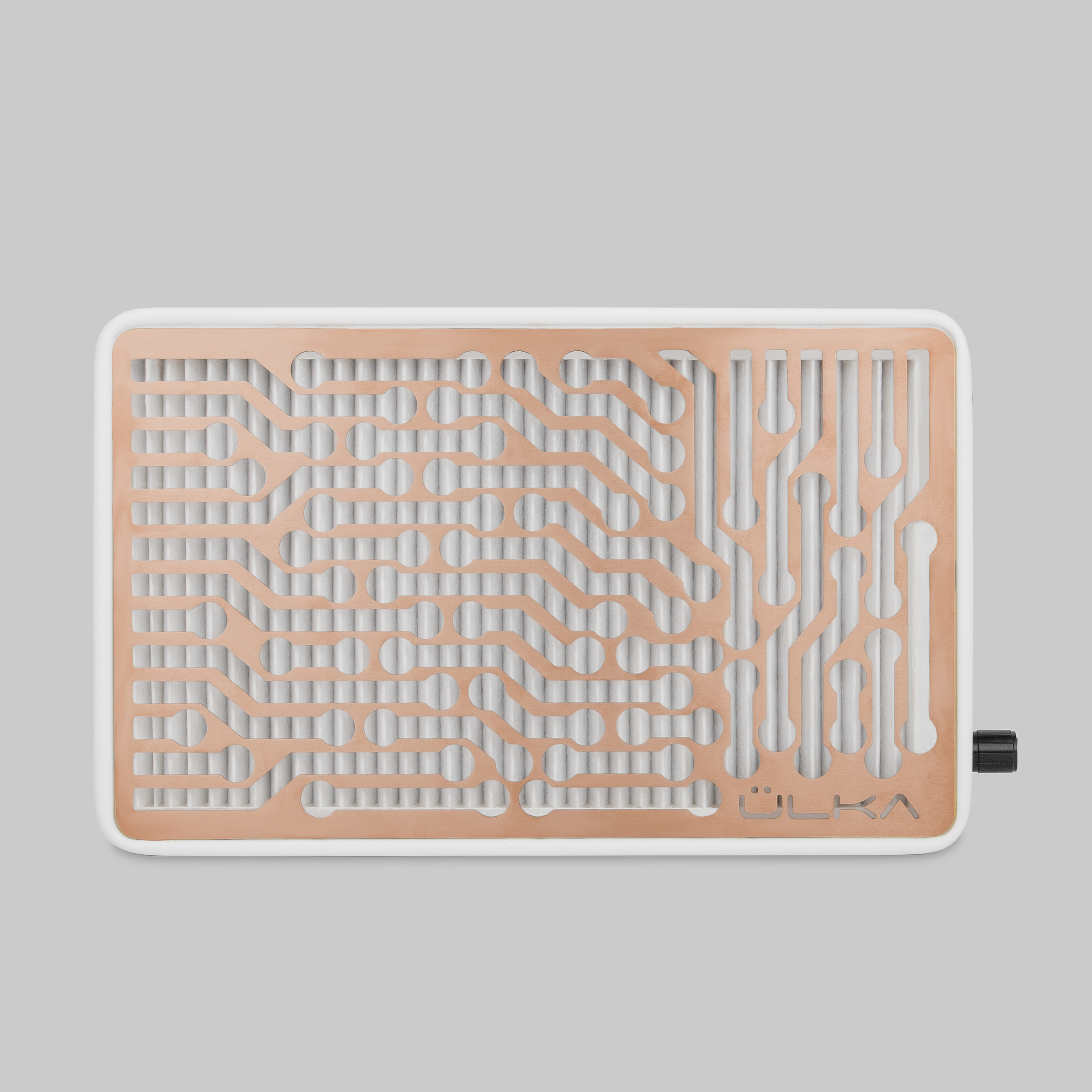ÜLKA dust collector NANO White with Rose gold grid