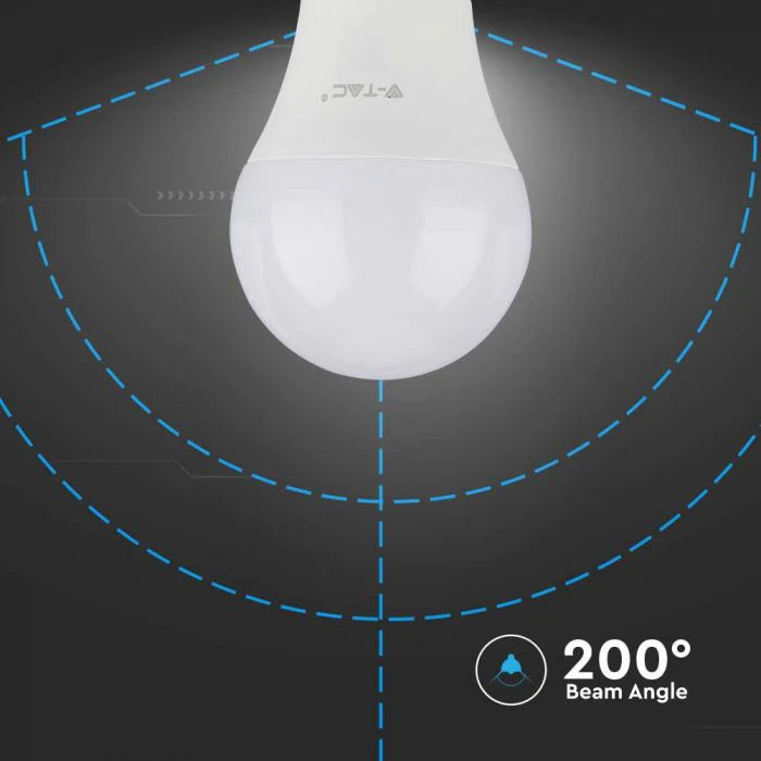 E27 10.5W(1055Lm) LED Spuldze, SAMSUNG, A60, IP20, auksti balta gaisma 6500K