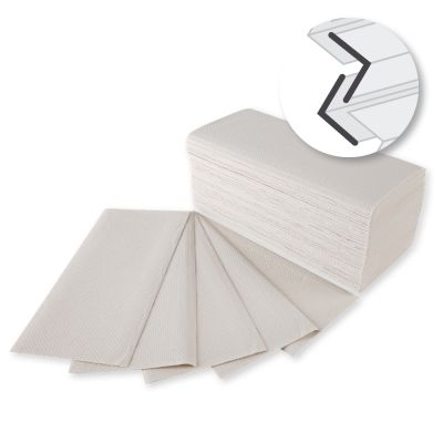 ZZ Fold Paper Hand Towels, 2-Ply, Recycled Paper, 23cm x 21cm