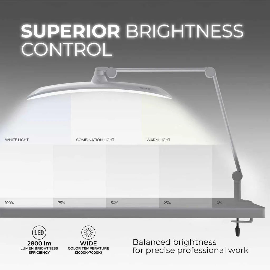 4BLANC Relo™ Versatile Professional Eye-Caring LED Lamp - galda lampa