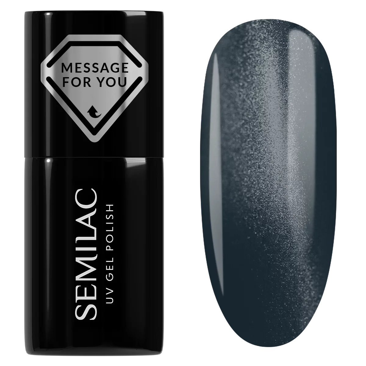 739 „Semilac“ UV gelinis lakas „Teal Jelly Gloss“, 7 ml