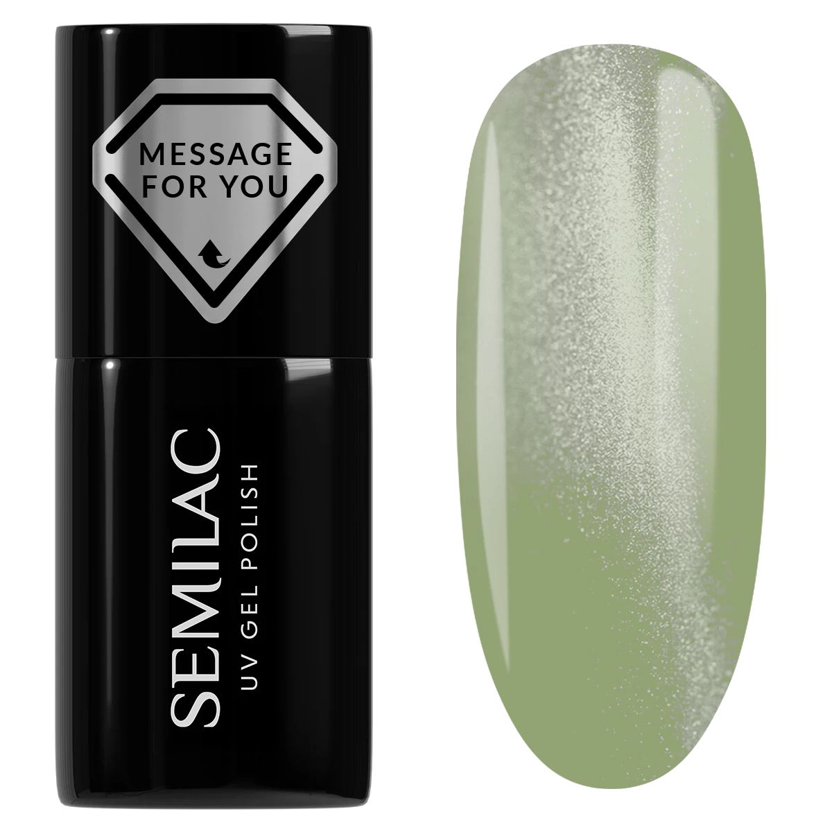 732 „Semilac“ UV gelinis lakas „Pistachio Latte Gloss“, 7 ml