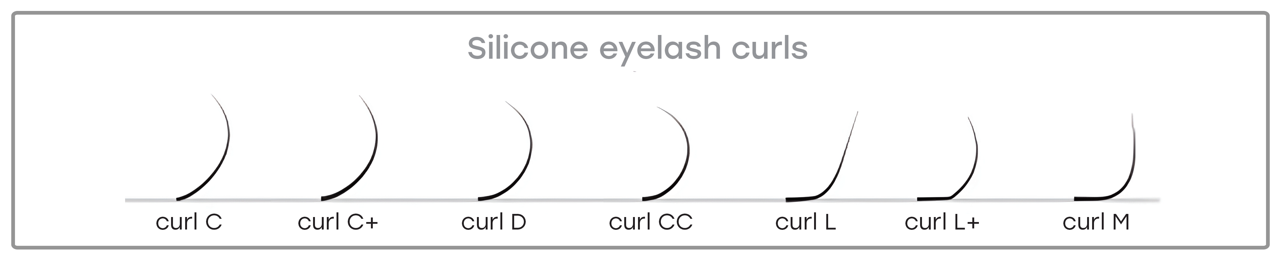 LOVELY Силиконовые ресницы C/0,10 x 12 мм, 16 рядов