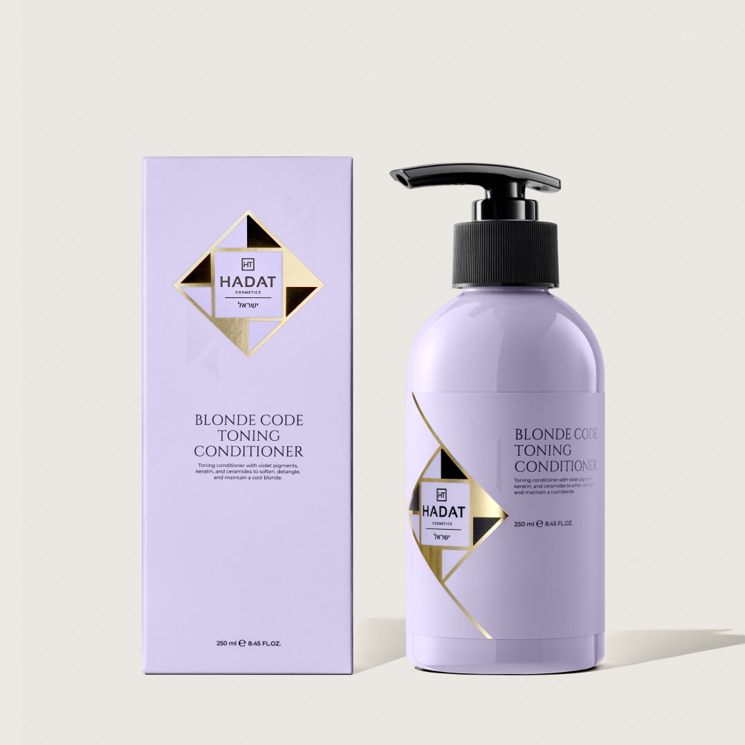 HADAT BLONDE CODE TONING CONDITIONER – tonizuojantis kondicionierius šviesiems plaukams, 250 ml