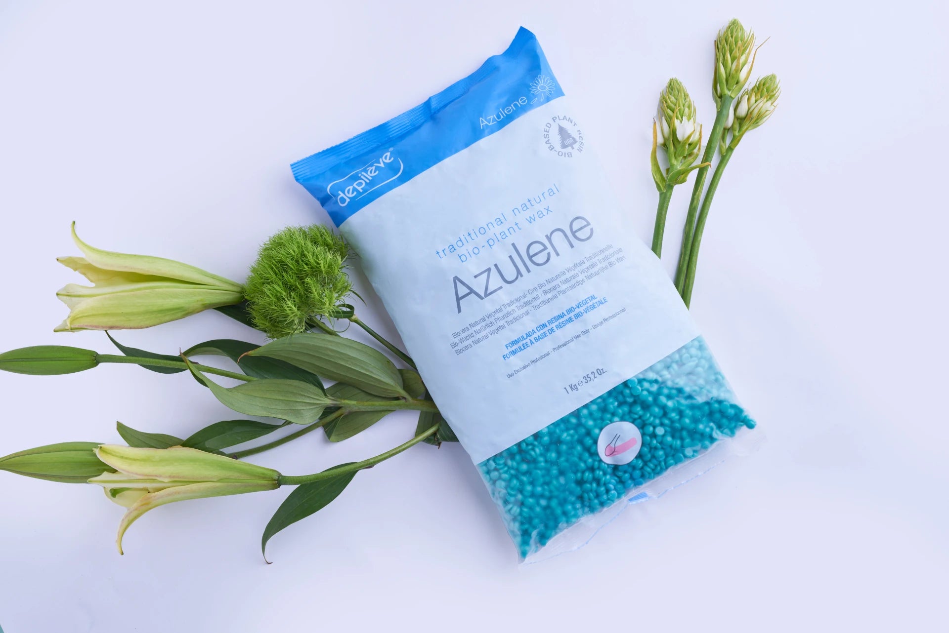 Depileve BIO BEES WAX AZULENE в гранулах, 1 кг.