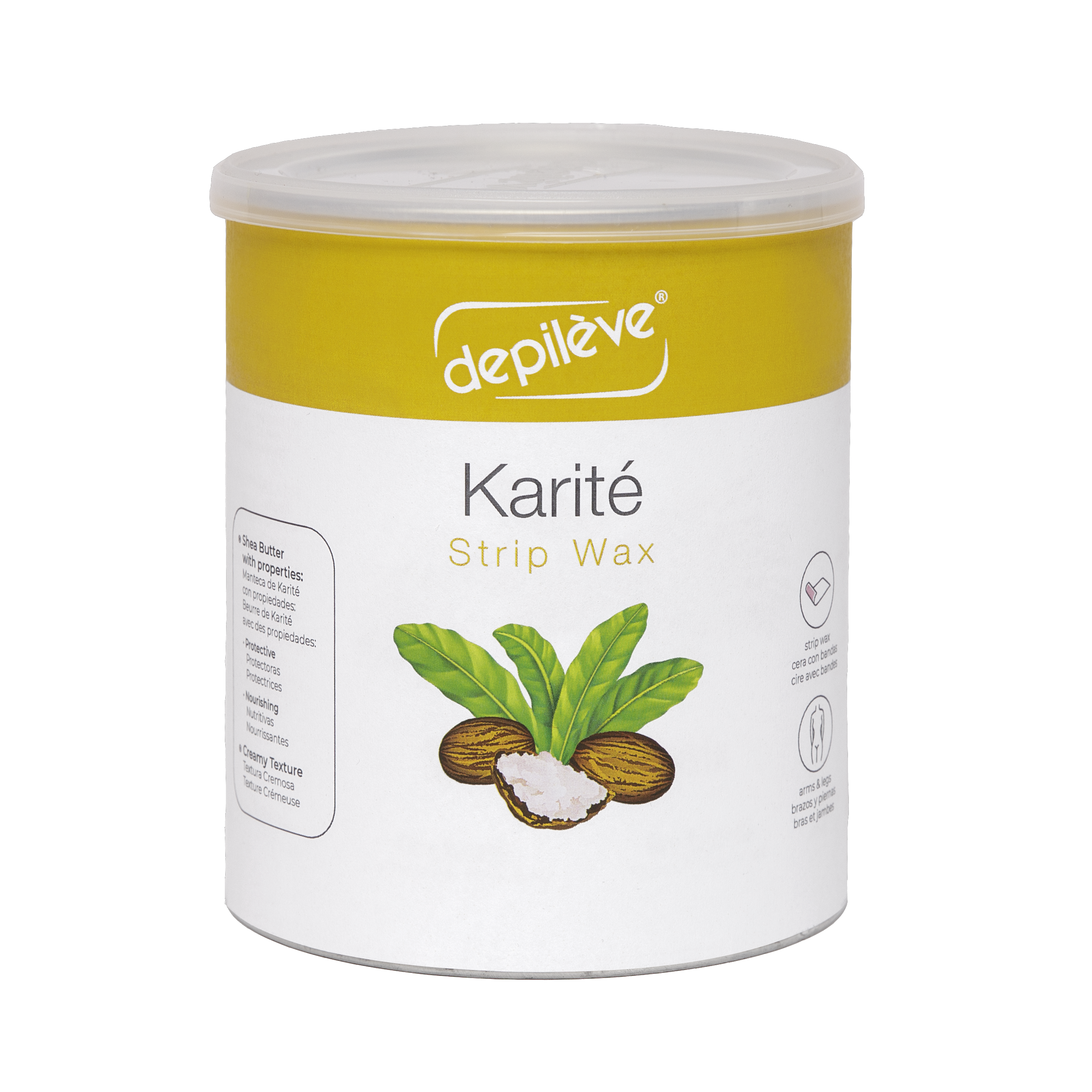 Depileve KARITE (SHEA BUTTER) Воск для депиляции в банке 800 мл