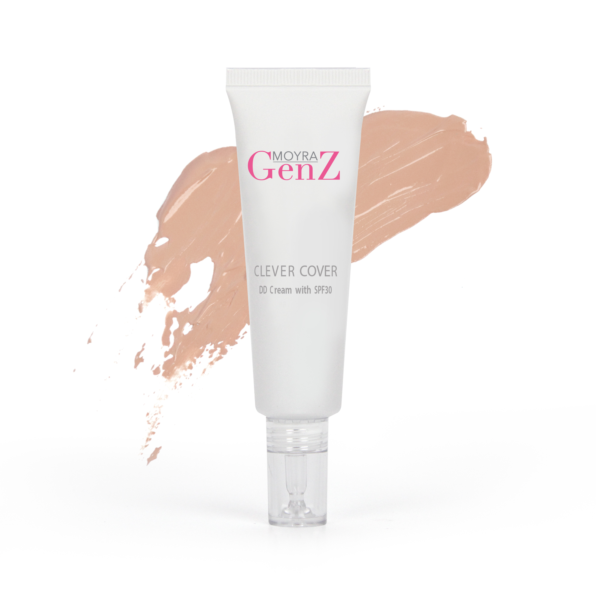 MOYRA GenZ Clever Cover Silk Touch 01 tonālais krēms, 30 ml