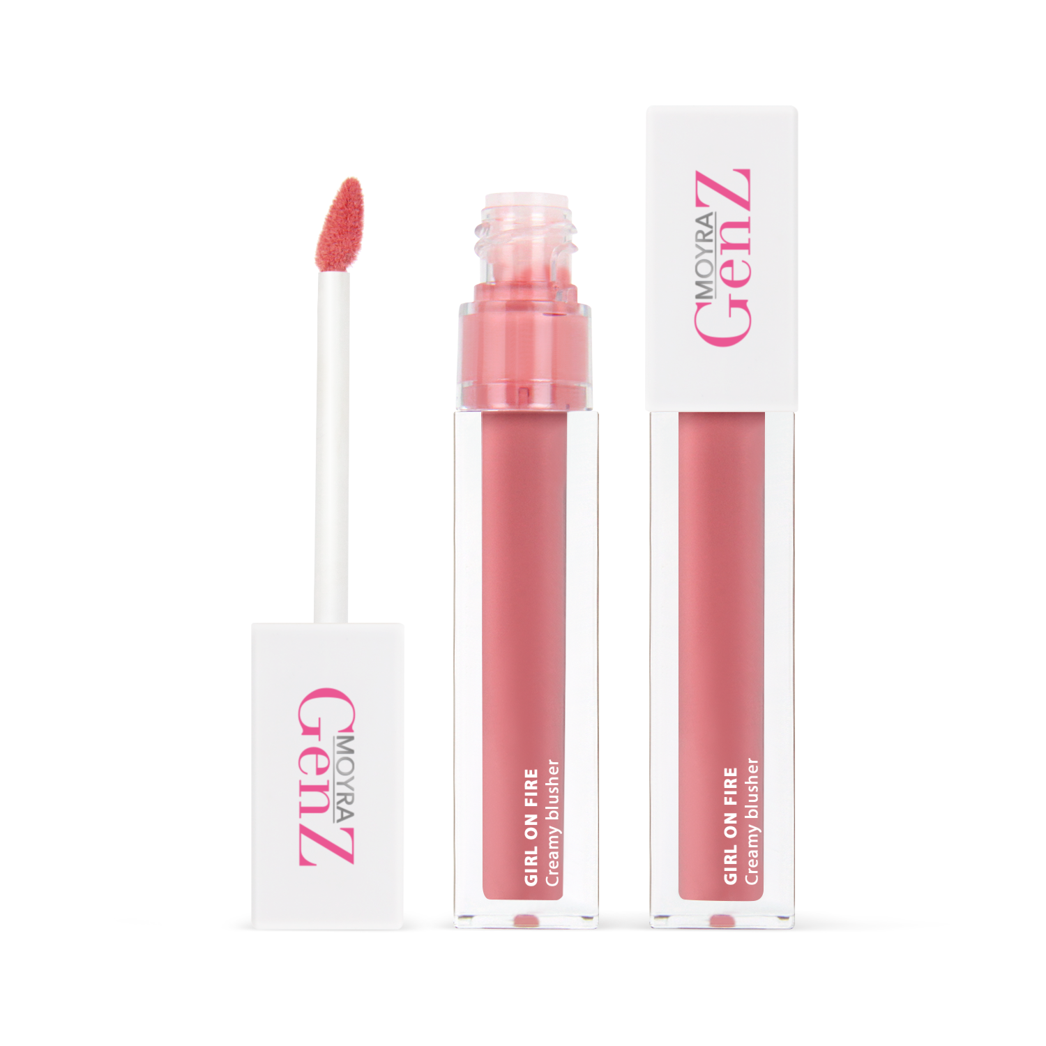 MOYRA GenZ Girl on fire Creamy blusher 02 vaigu sārtums, 4 gr