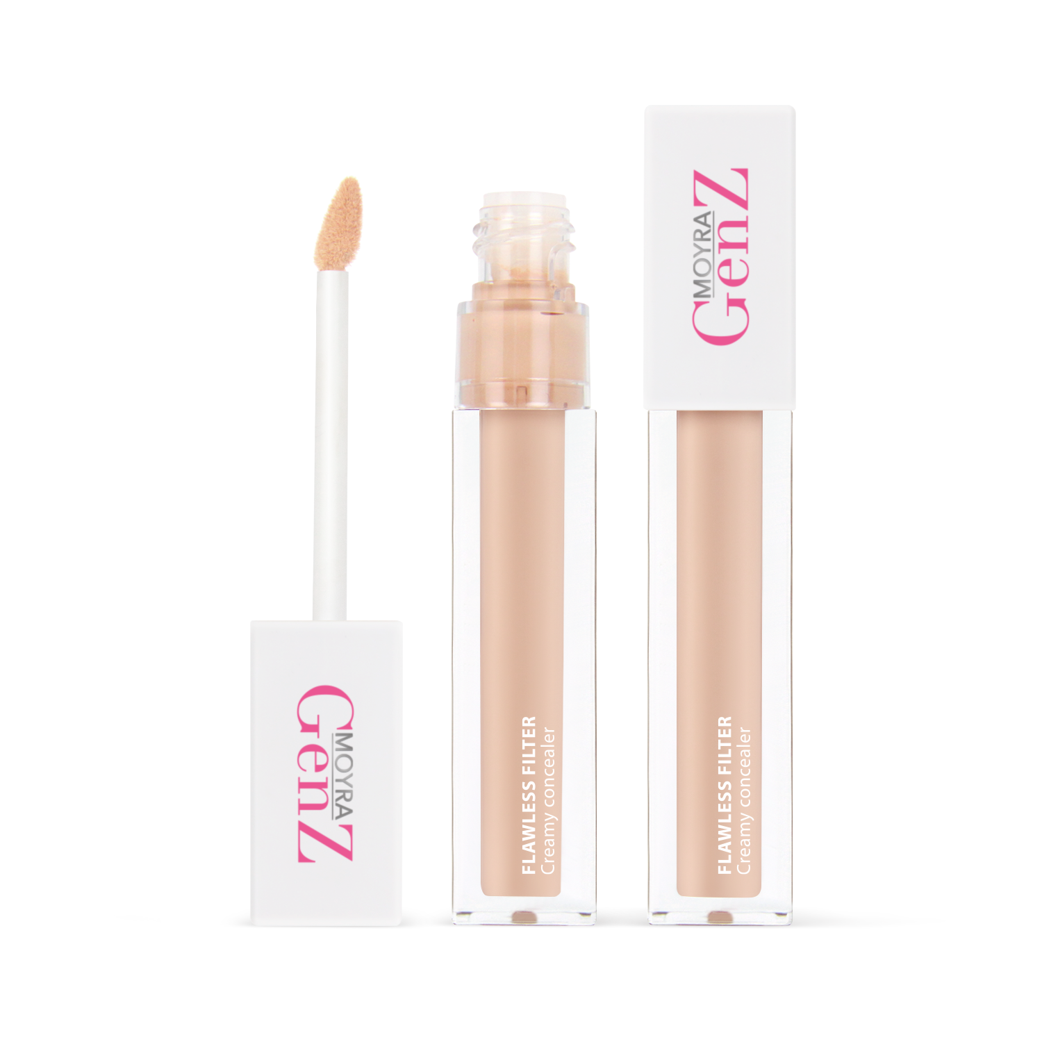 MOYRA GenZ Flawless Filter Creamy concealer 02 korektors, 4.5 ml