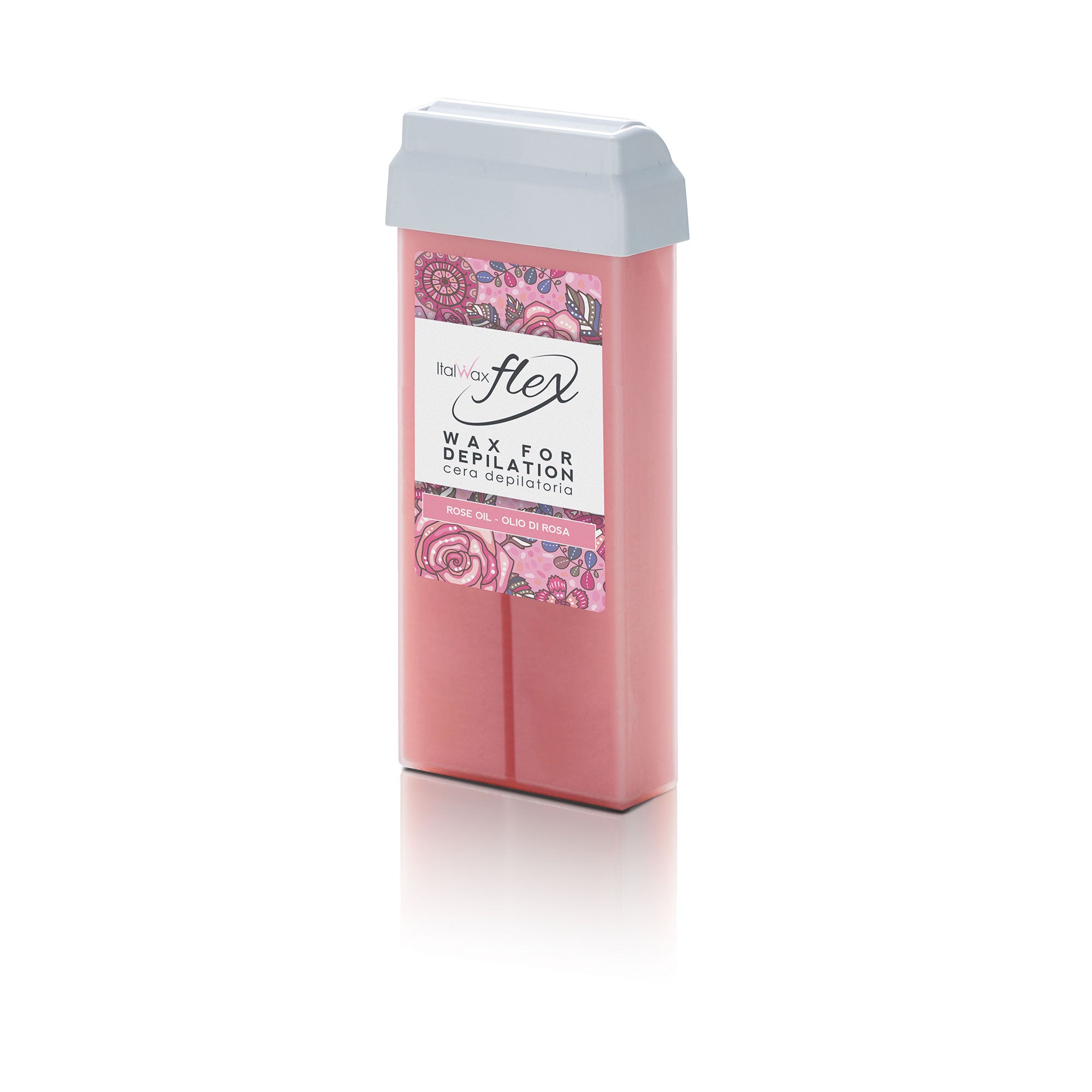 ItalWax Depilatory cartridge wax FLEX - ROSE OIL* 100 ml