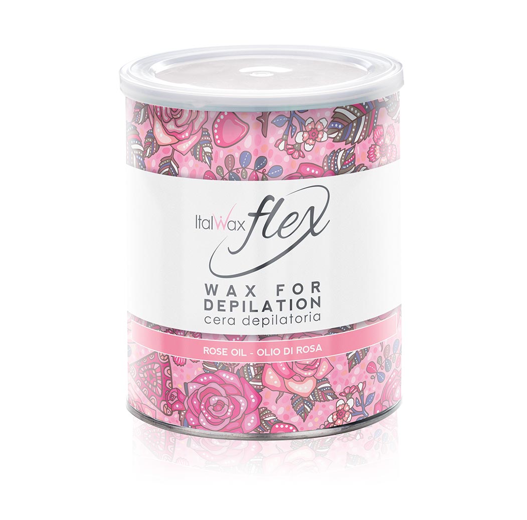 ItalWax FLEX Mīkstais vasks bundžā - ROSE OIL* 800 ml