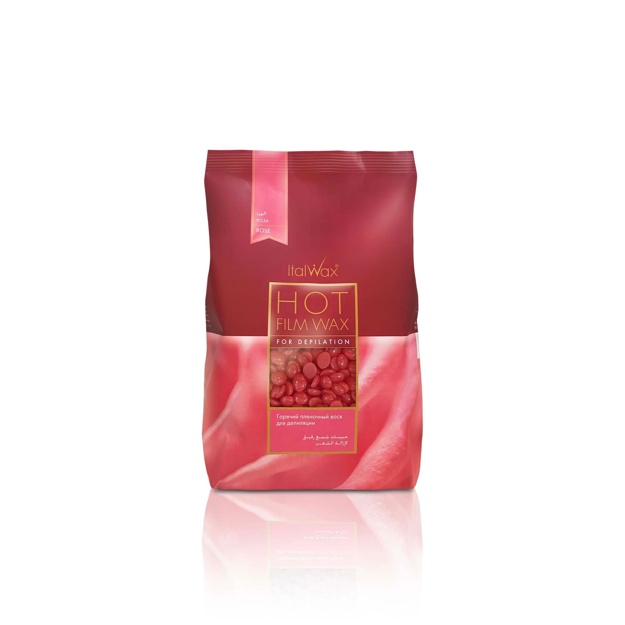 ItalWax HOT Film WAX Karstais plēves vasks - ROSE 500 gr.
