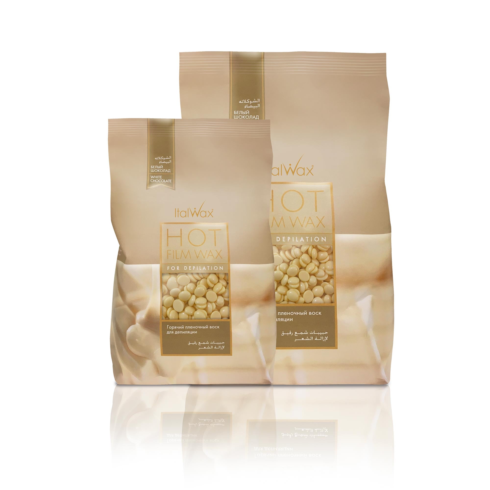 ItalWax HOT Film WAX Горячий пленочный воск - WHITE CHOCOLATE 500 г
