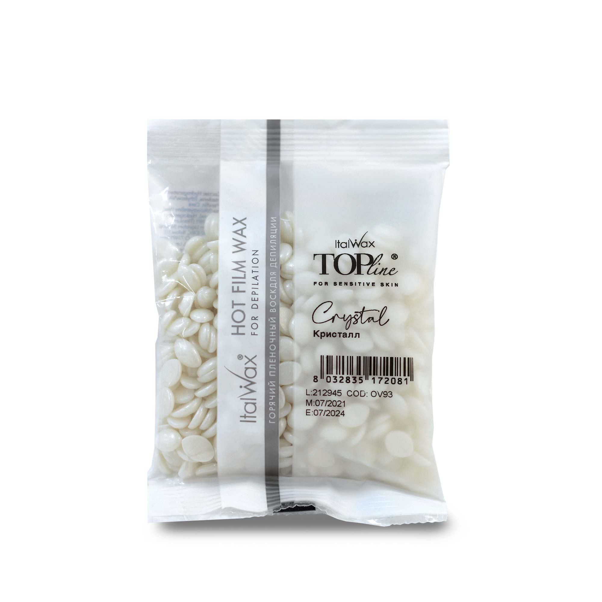 ItalWax TOPline Hot film wax in granules - CRYSTAL 100 gr.
