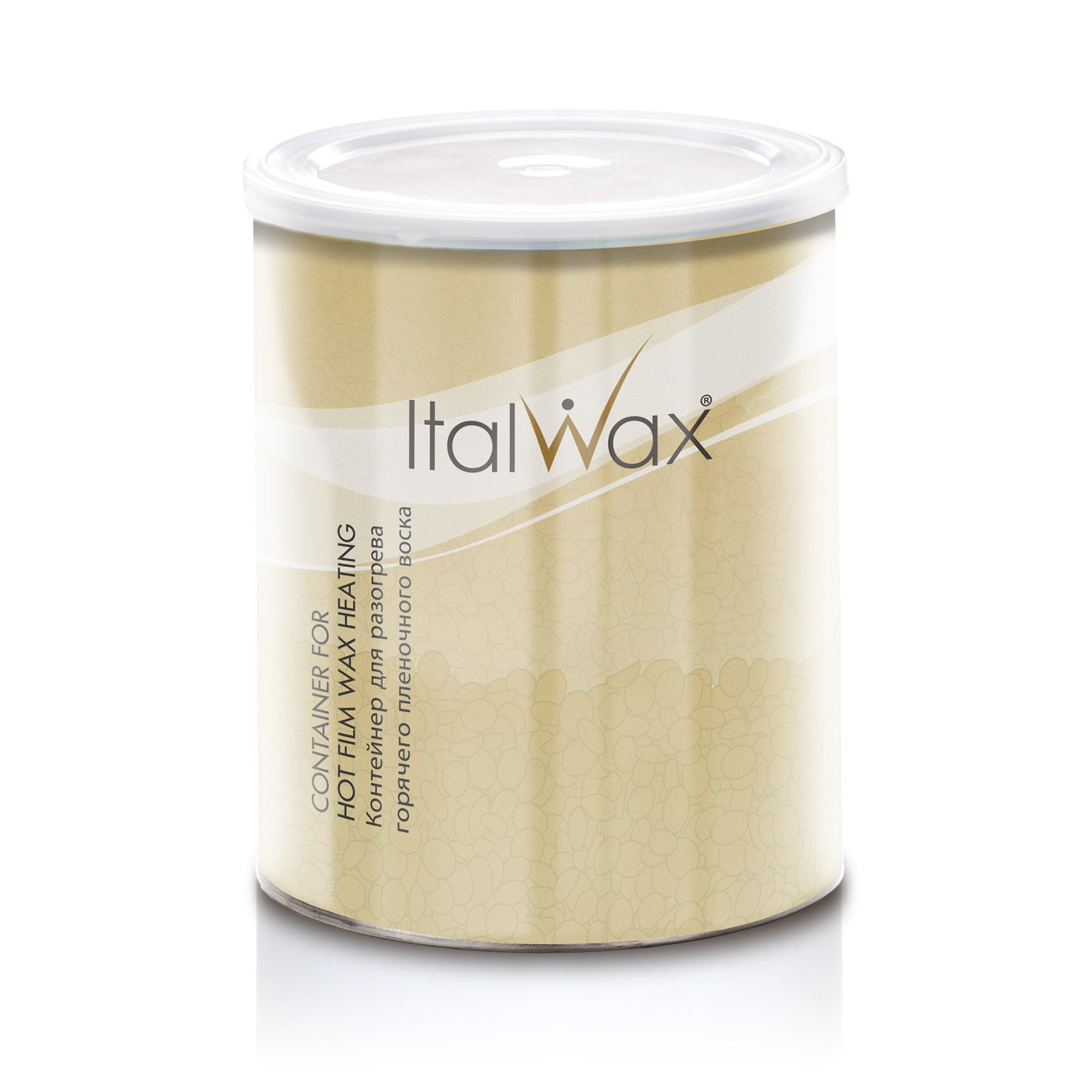 ItalWax Empty metal can for wax heating 800 ml with plastic cap
