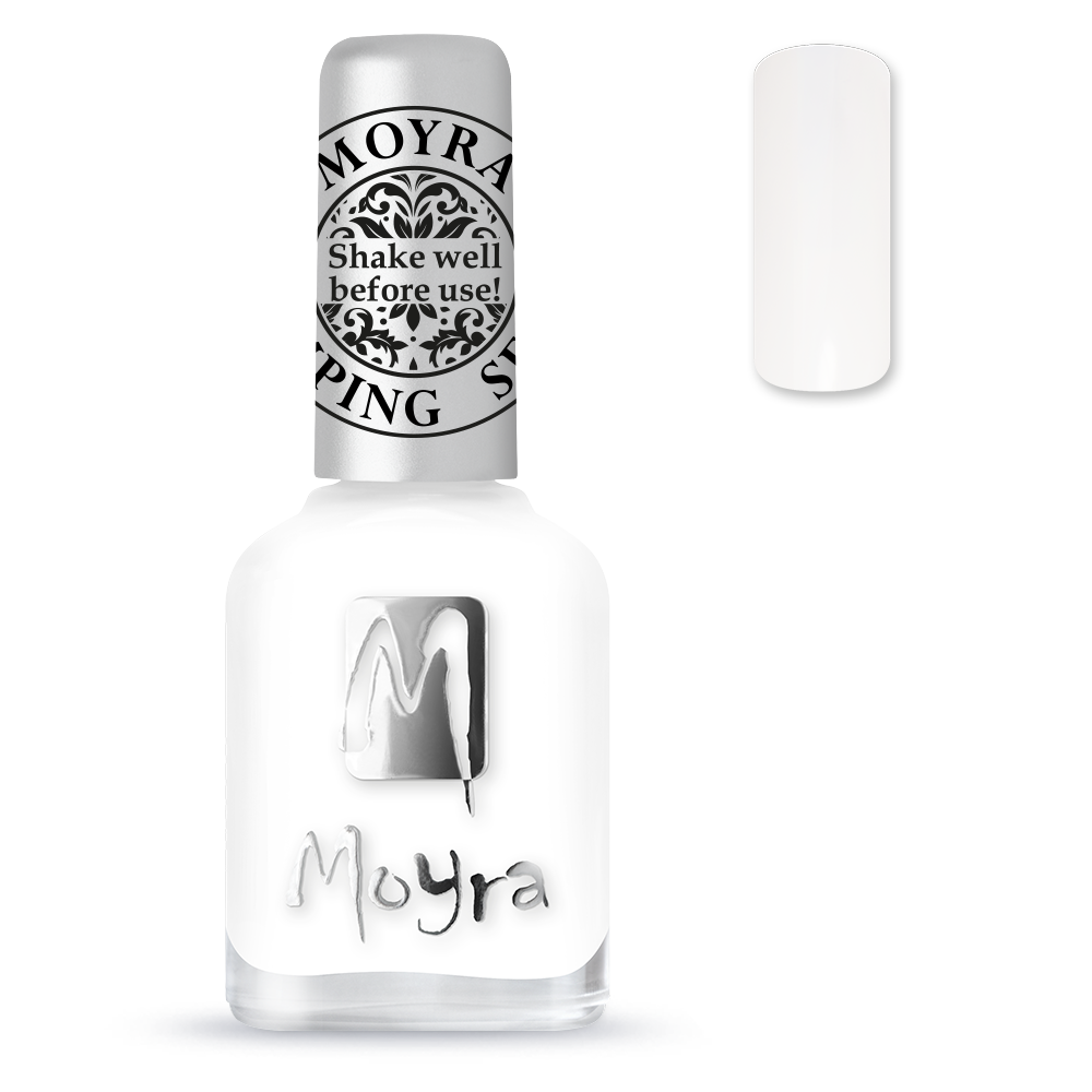 Moyra Штамповочный лак для ногтей № SP07 Белый