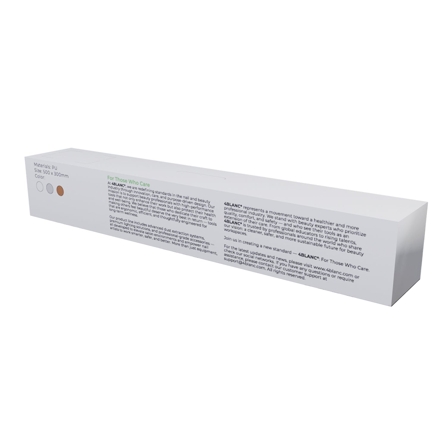 Коврик для маникюрного стола 4BLANC, Бежевый