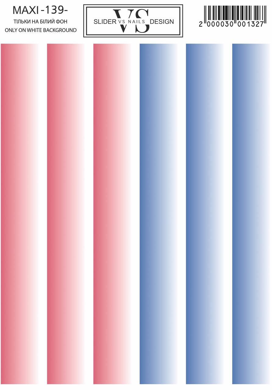 VS NAILS Sliders Maxi Nr.139