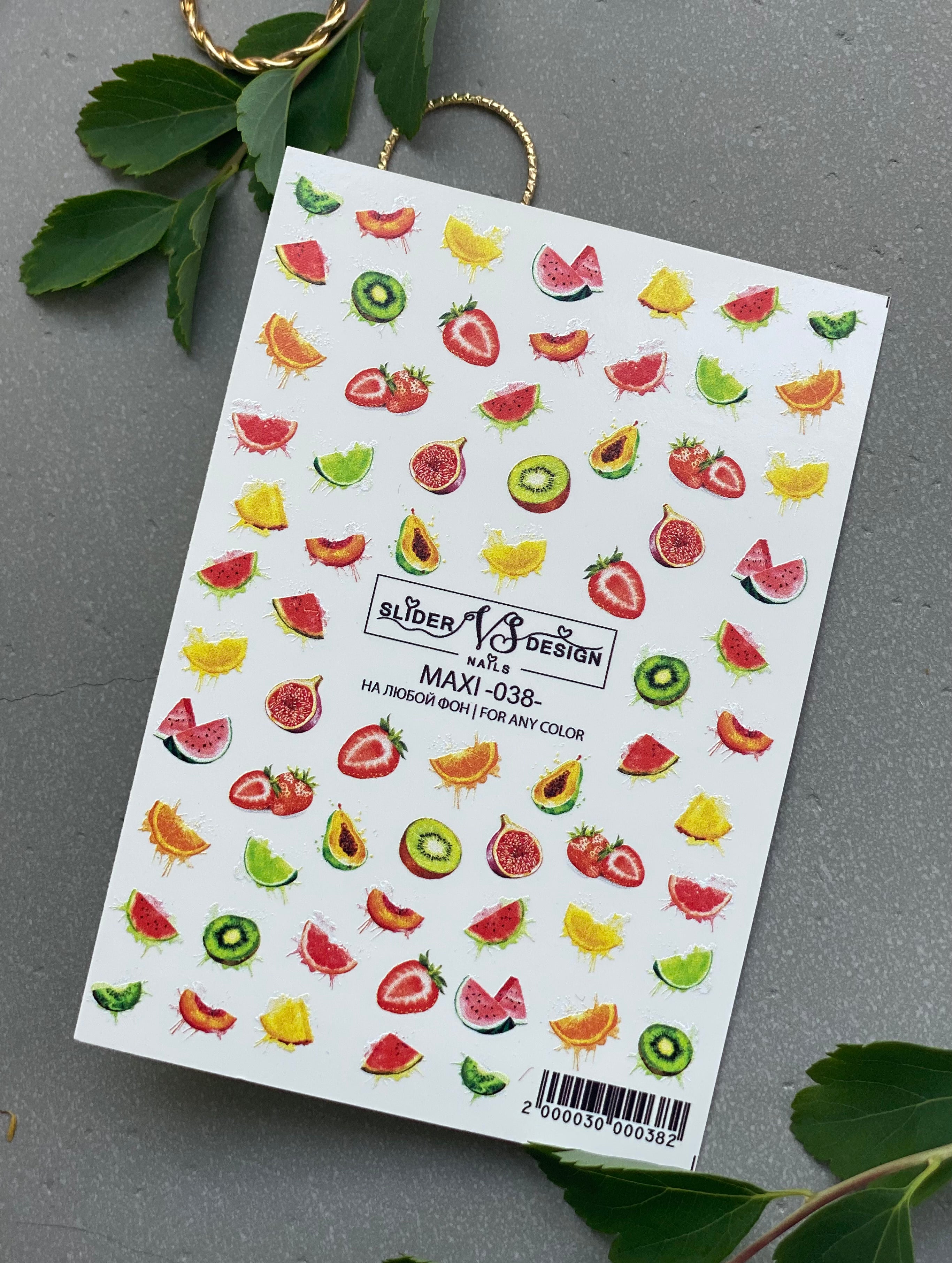 VS NAILS Sliders Maxi Nr.38