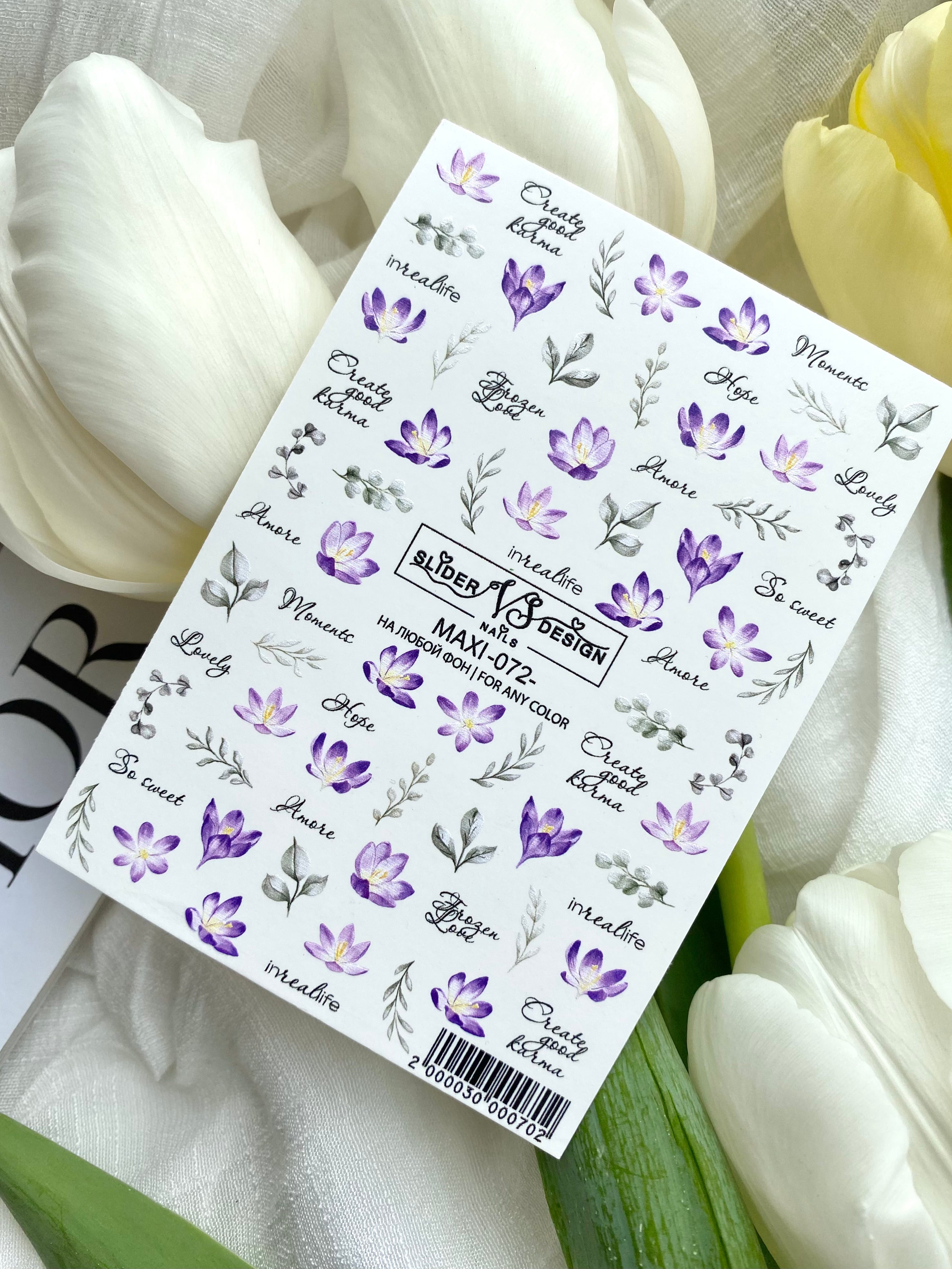 VS NAILS Sliders Maxi Nr.72