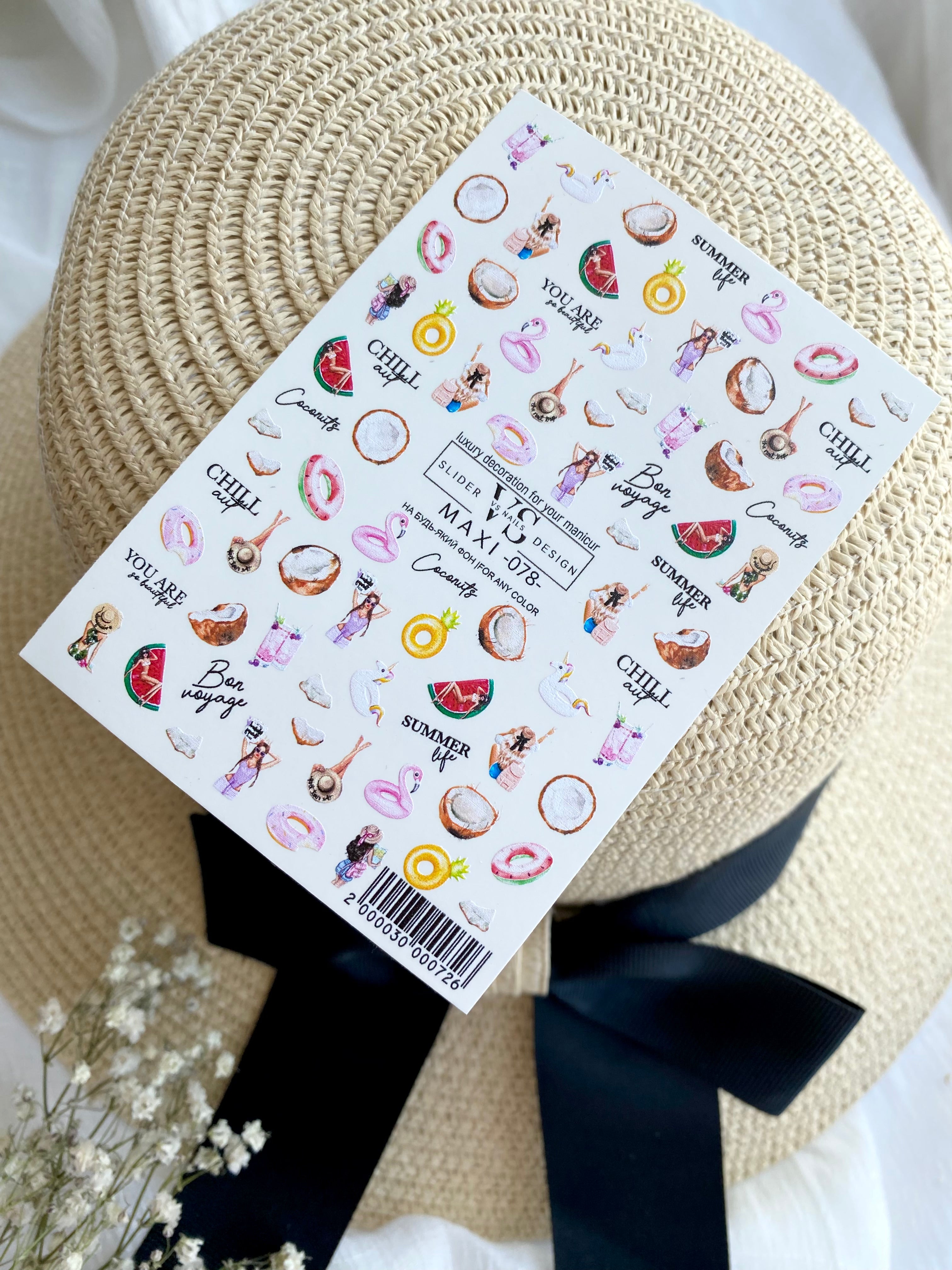 VS NAILS Sliders Maxi Nr.78