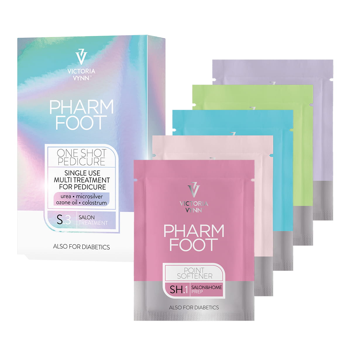 PHARM FOOT Testa komplekts ONE SHOT PEDICURE