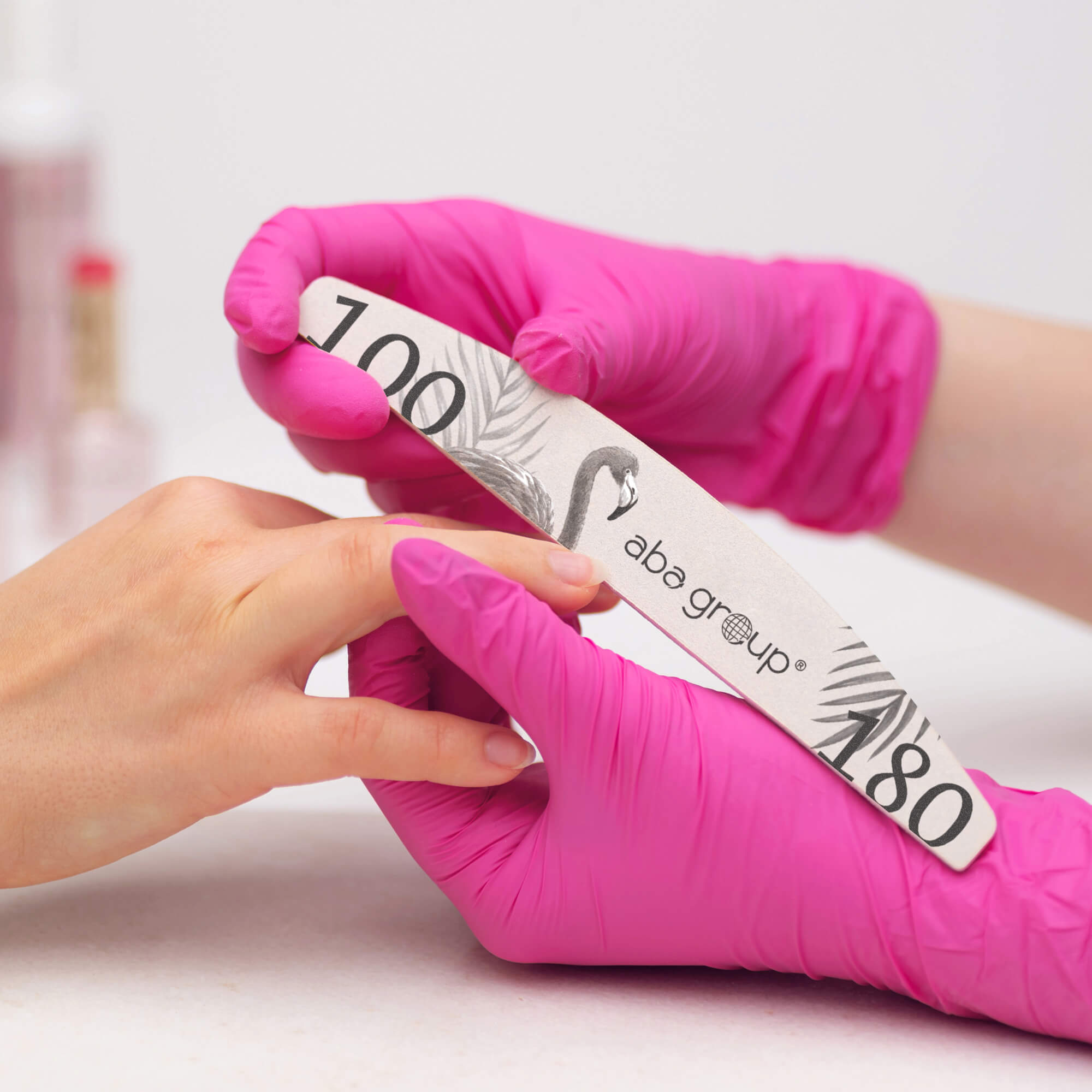 ABA Nail file Crescent 100/180 - 1pc.