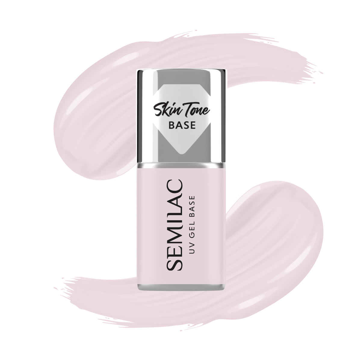 Semilac Skin Tone Cover Base 2in1 Natural Pink 7 ml