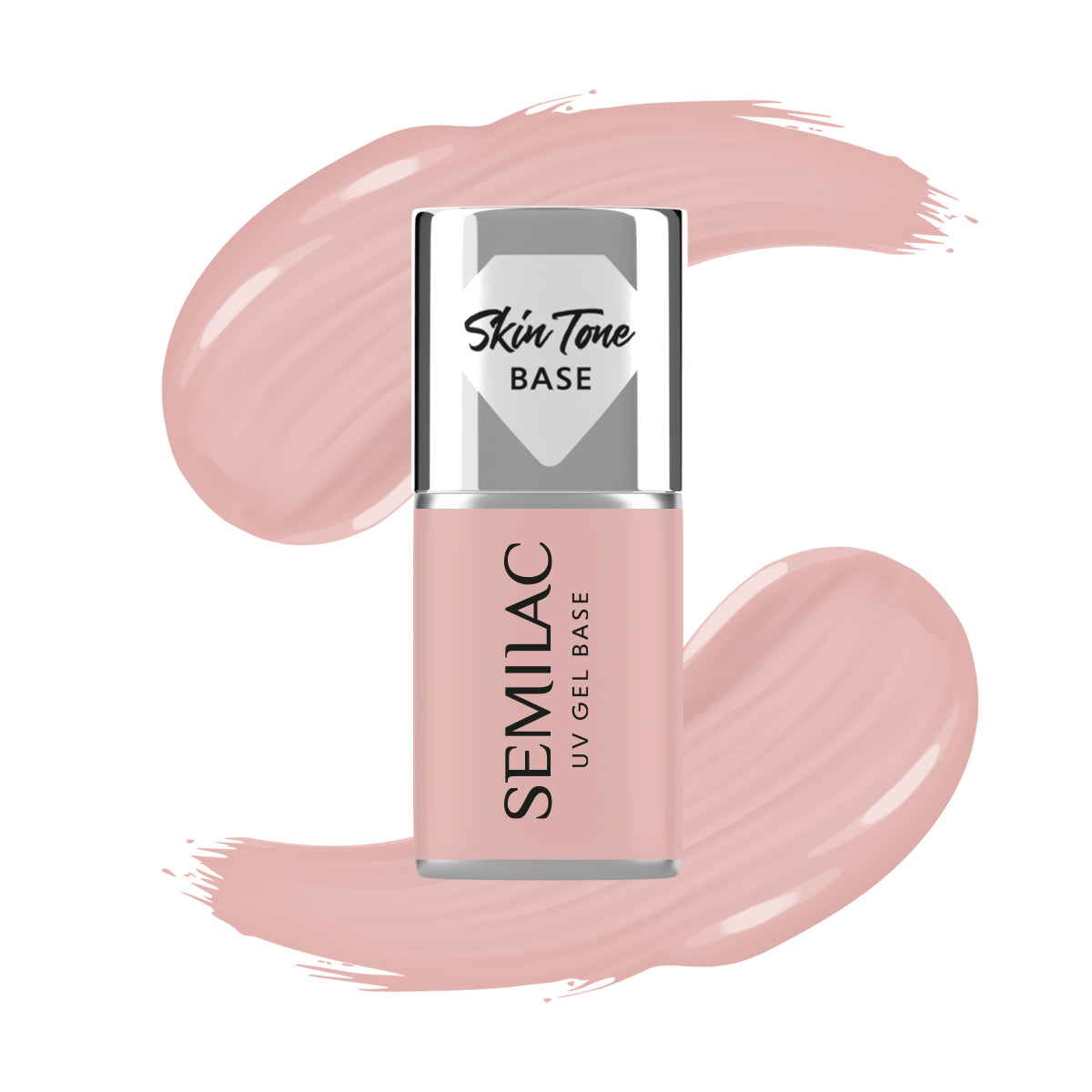 Semilac Skin Tone Cover Base 2in1 Pale Beige 7 ml