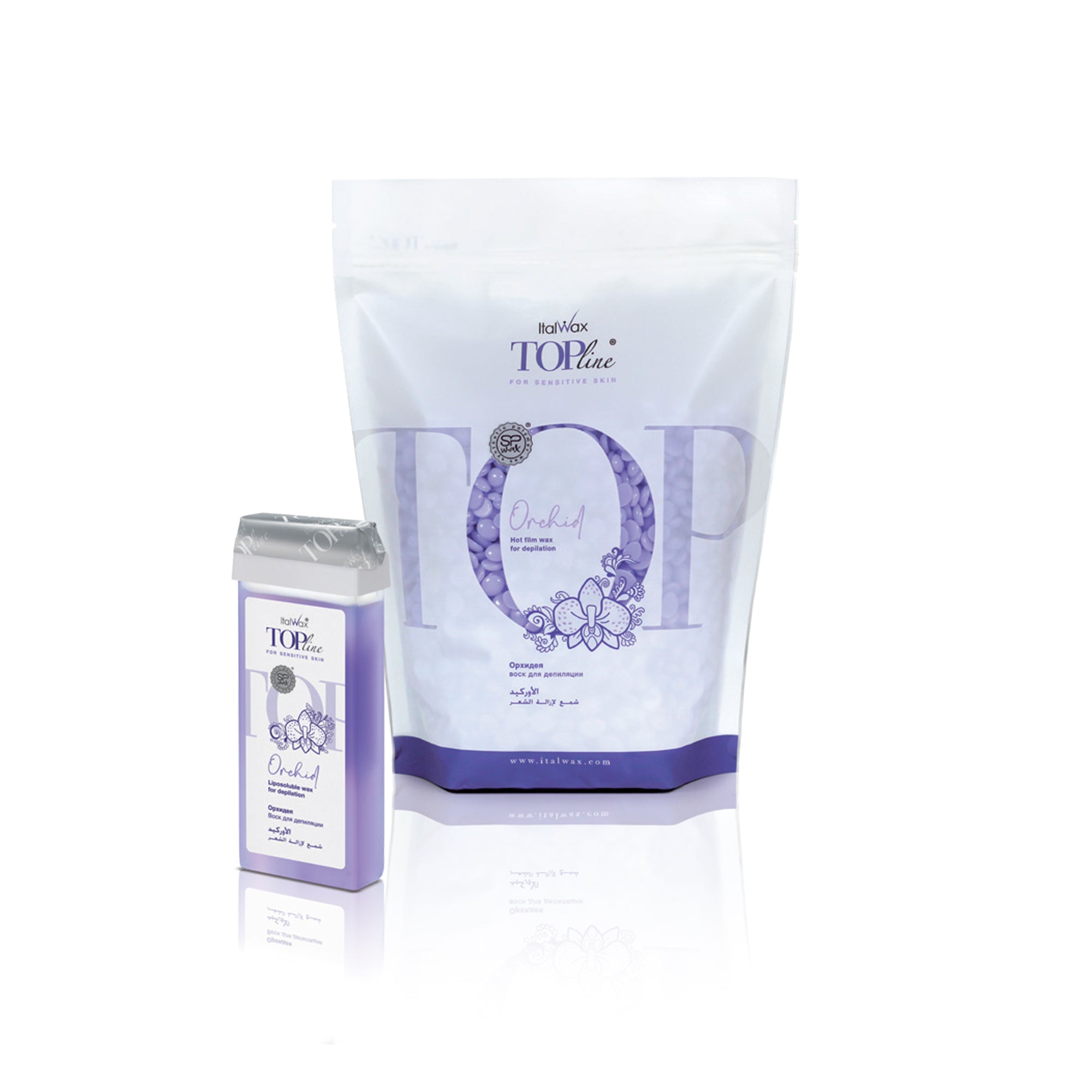 ItalWax TOPline Hot film wax in granules - ORCHID 750 gr.