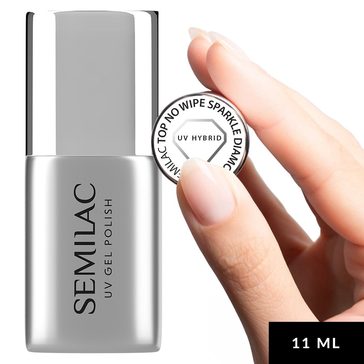 Semilac Top No Wipe Sparkle Diamond  7ml