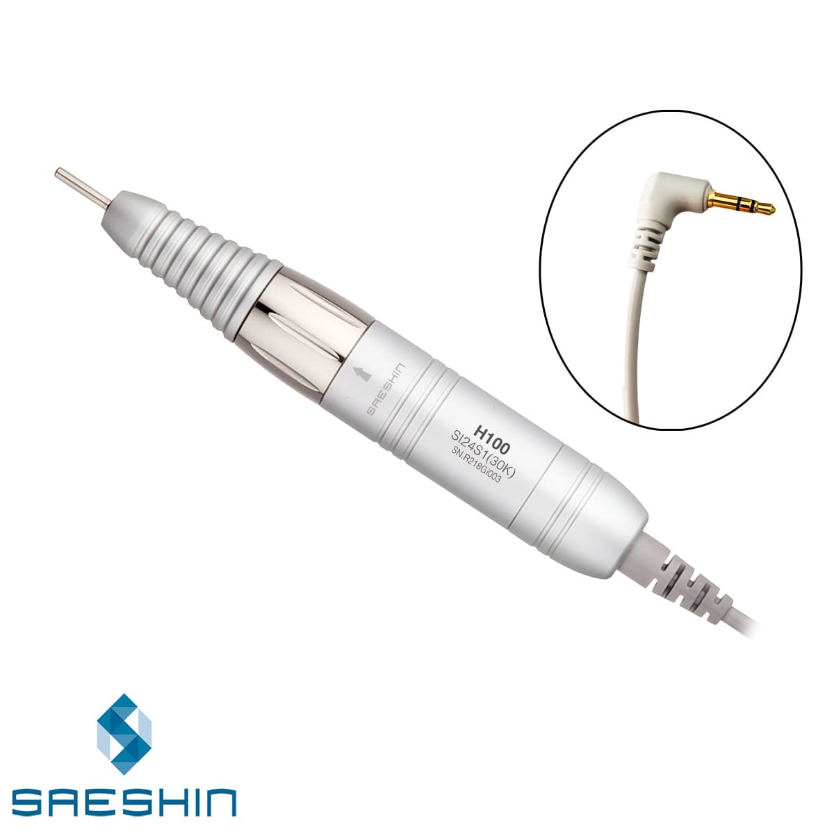STRONG SAESHIN B120/H100 ar akumulatoru (Sudraba) (30 000 apgr./min.)