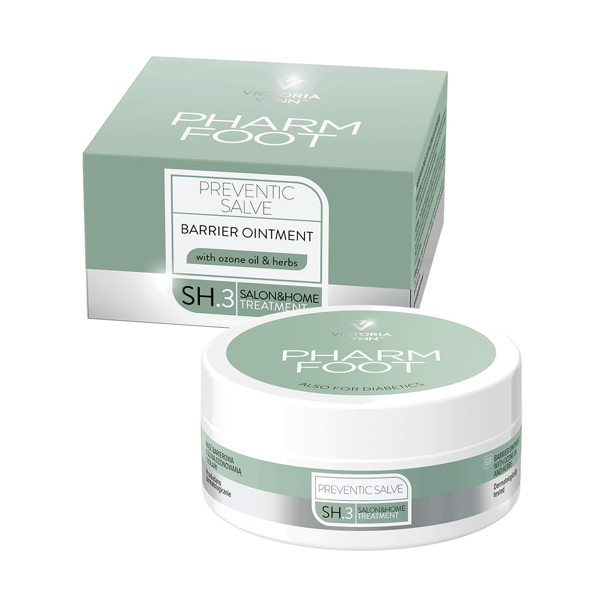 PHARM FOOT Барьерная мазь с озоновым маслом и лекарственными растениями, PREVENTIC SALVE 75ml