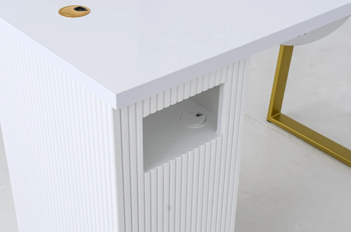 Afinia Manikīra galds Prime Gold ar iebūvētu putekļu savācēju NDC 2000