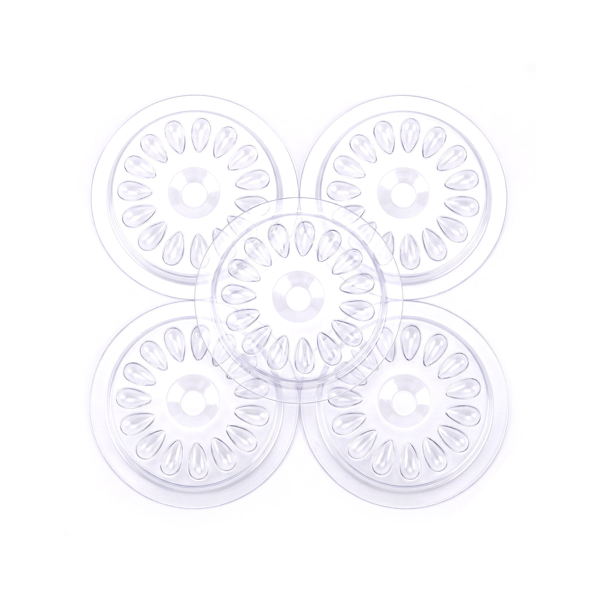 LOVELY Plastmasas paletes līmei skropstu pieaudzēšanai, 5 gab