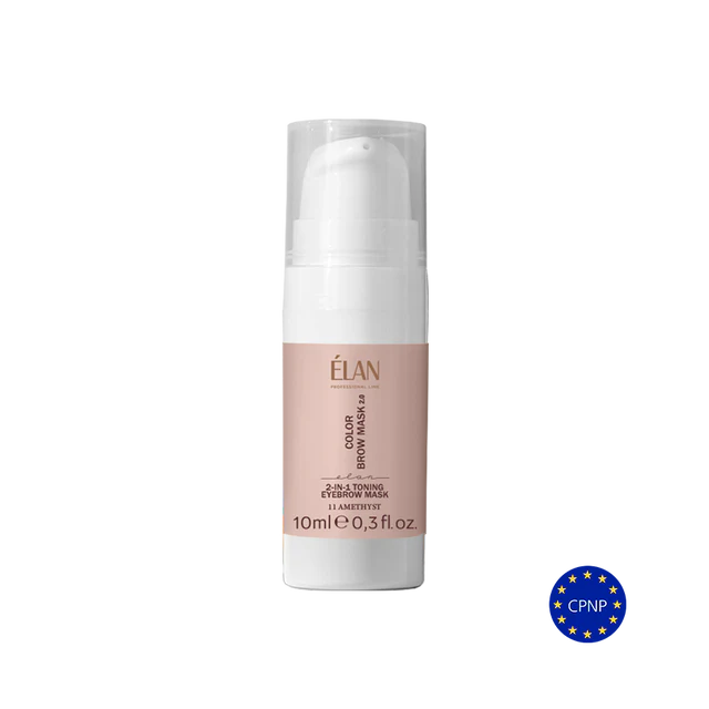 ELAN Tonējoša uzacu maska, Color Brow Mask 2in1 Amethyst, 10 ml