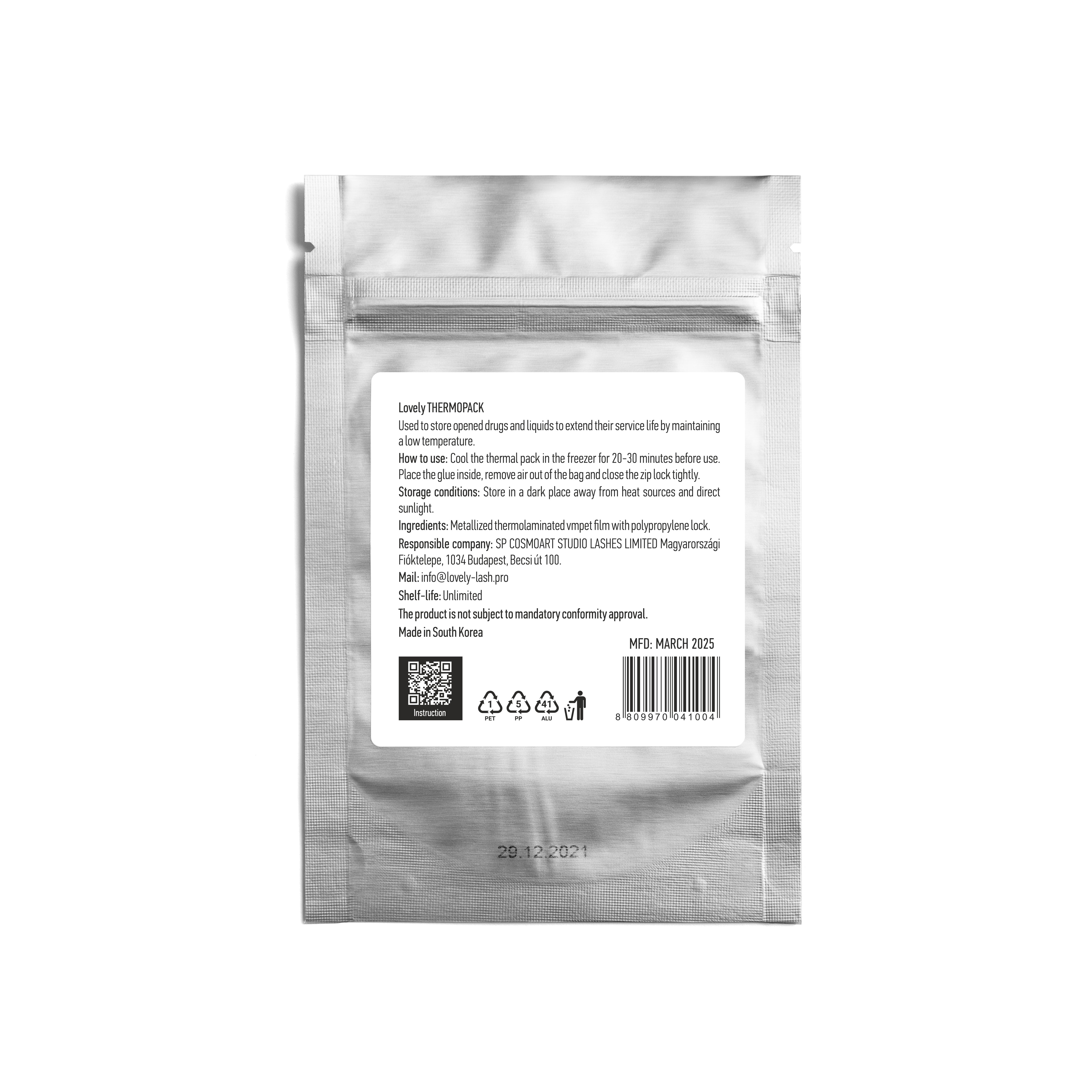 LOVELY Thermopack glue storage